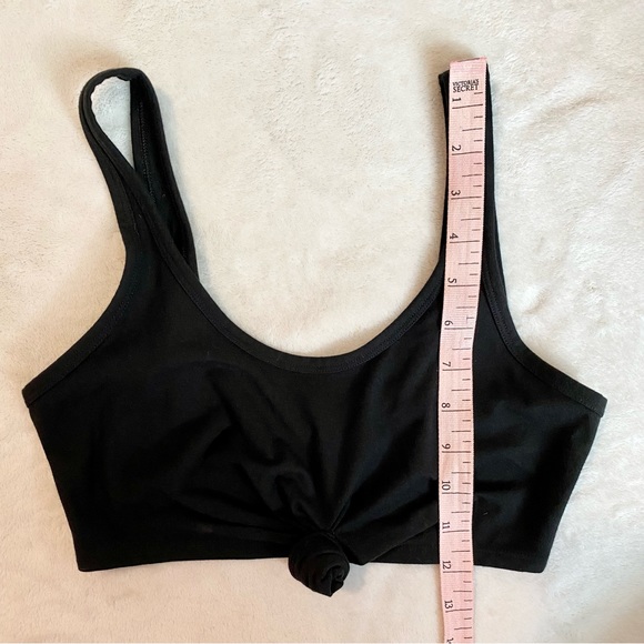2 For $15 NEW Victoria’s Secret SPORT Crop Top XS Black - Picture 6 of 6